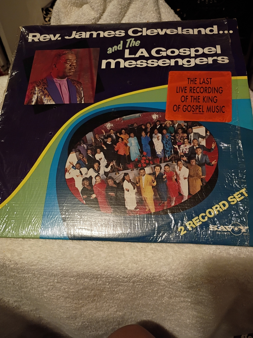 Rev. James Cleveland and The LA Gospel Messengers - 2 Record Set (Blue)